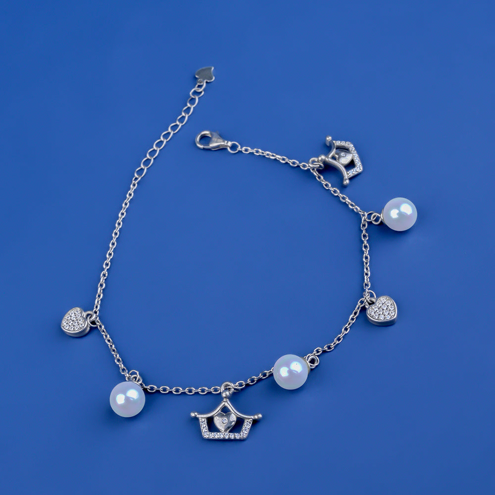 Delicate Fancy Crown Lucky 925